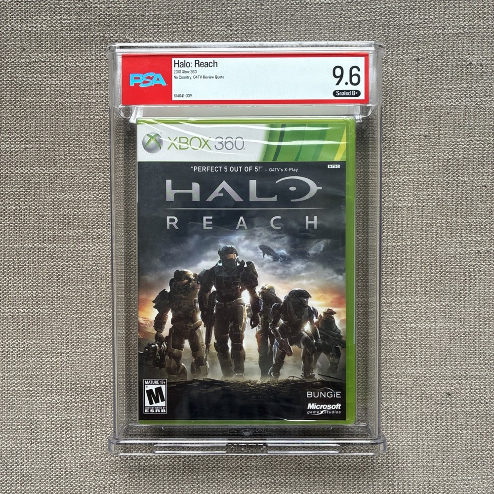 Halo: Reach • Graded PSA 9.6 B+ • Xbox 360